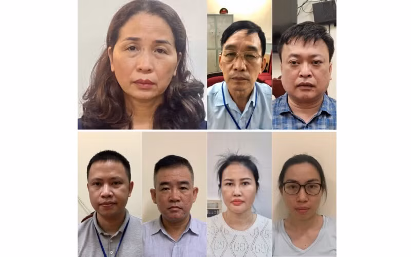 Các bị can bị khởi tố.