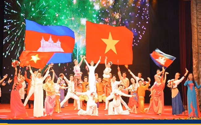 Chương trình giao lưu nghệ thuật Việt Nam-Campuchia. (Ảnh minh họa)