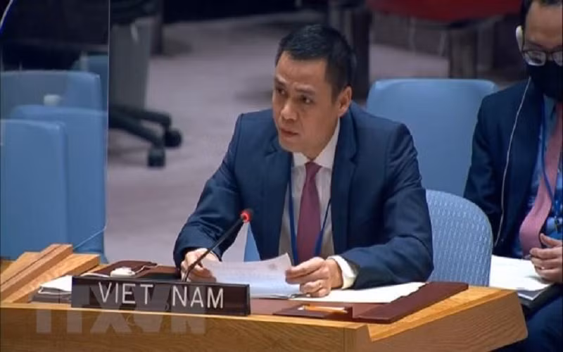 Đại sứ Đặng Hoàng Giang, Trưởng Phái đoàn Thường trực Việt Nam tại Liên hợp quốc.