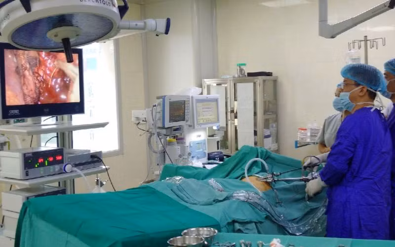 Dị vật gây áp xe ruột thừa là một chiếc xương cá.