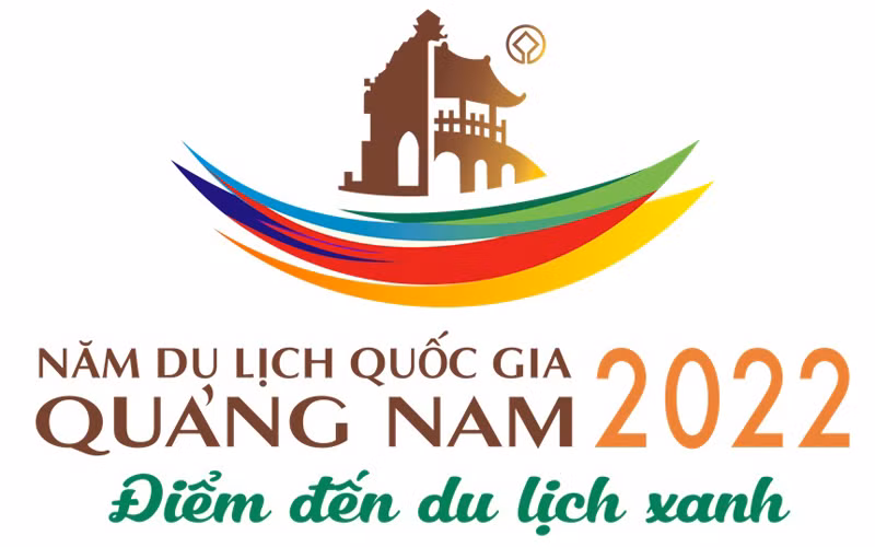 Logo chính thức của Năm Du lịch Quốc gia - Quảng Nam 2022 (Ảnh: BTC)