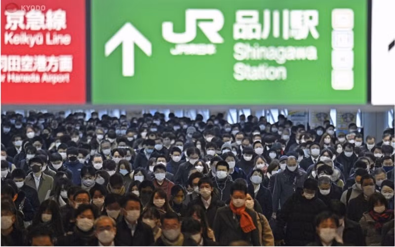 Một góc nhà ga Shinagawa của Nhật Bản. (Ảnh: Kyodo News)