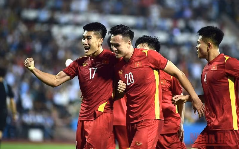 U23 Việt Nam có chiến thắng ấn tượng trong ngày ra quân. (Ảnh: THÀNH ĐẠT)