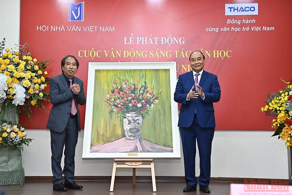 Lễ phát động cuộc vận động sáng tác văn học về đề tài thiếu nhi -1