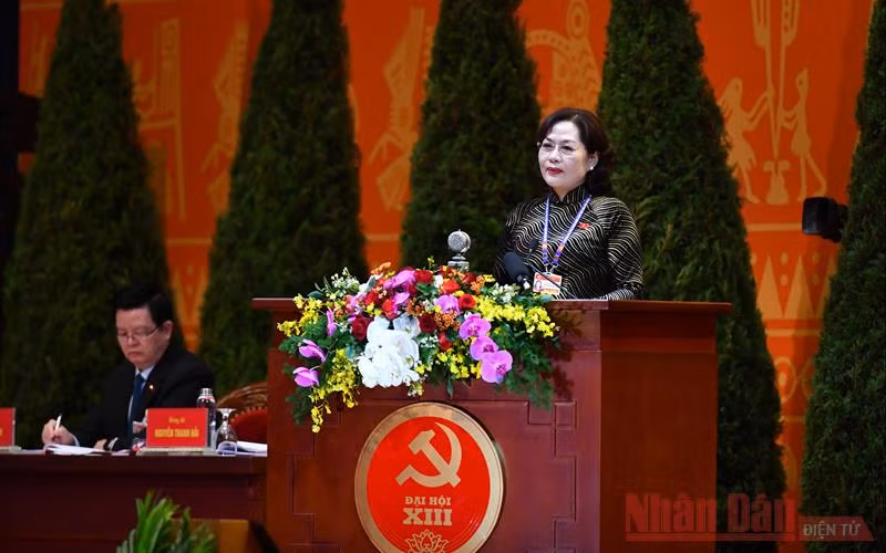 Đại hội XIII của Đảng tiếp tục phiên tham luận tại hội trường -0