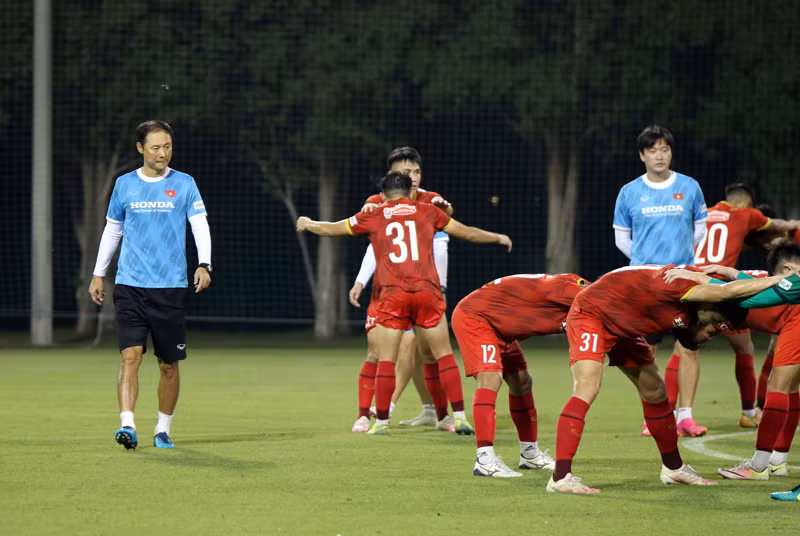 HLV Park Hang-seo giám sát kỹ buổi tập của U23 Việt Nam -0
