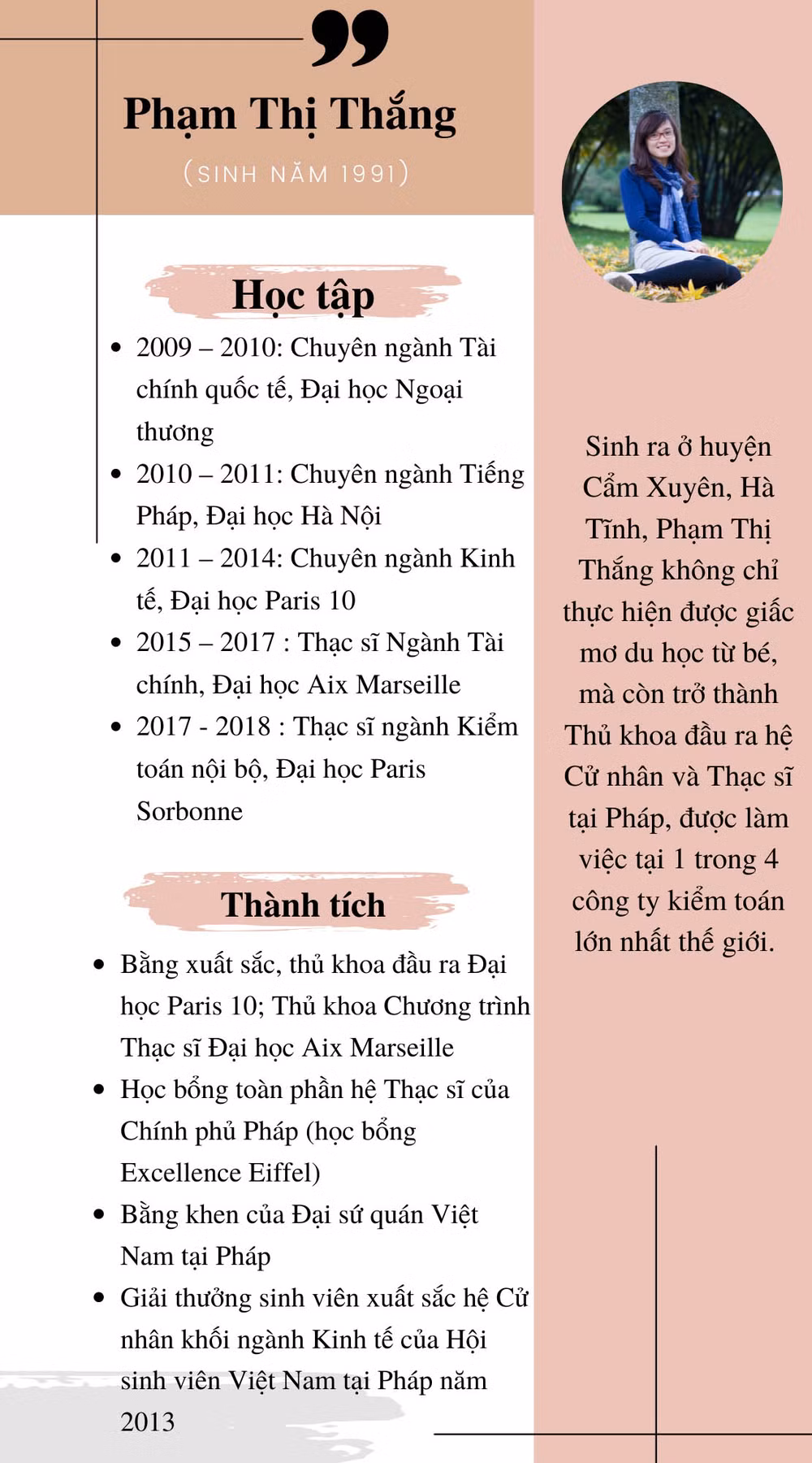 Con đường trở thành thủ khoa đại học Pháp của nữ sinh trường làng ảnh 1 Pham_Thi_Thang-1636972286898.jpg