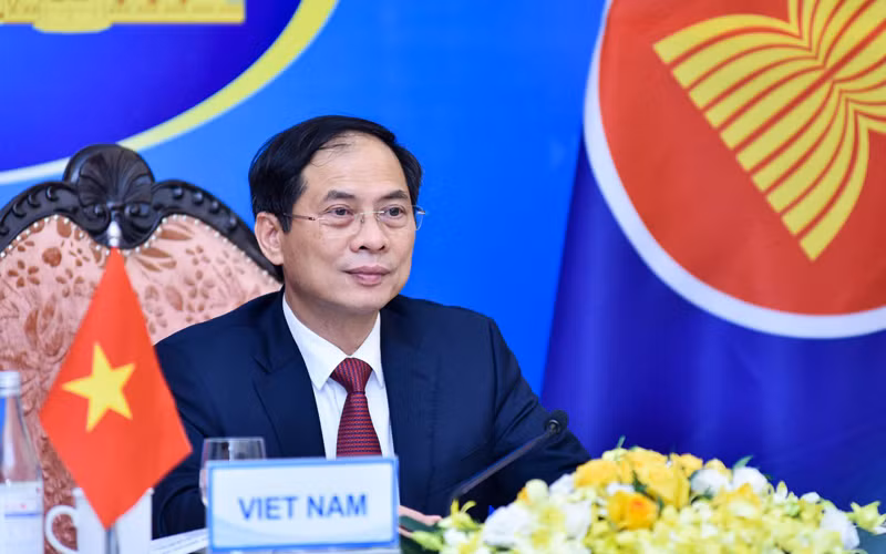 Bộ trưởng Ngoại giao Bùi Thanh Sơn tại Hội nghị ACC lần thứ 29. 