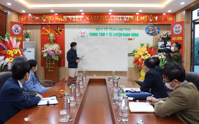 Huyện Đoan Hùng triển khai các phương án phòng, chống Covid-19 trên địa bàn huyện.