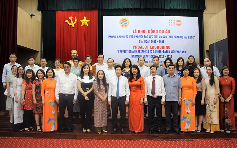 Lễ khởi động dự án (Ảnh: UNFPA).