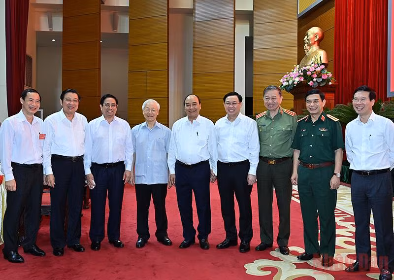 Hội nghị toàn quốc các cơ quan nội chính triển khai Nghị quyết Đại hội XIII của Đảng -0