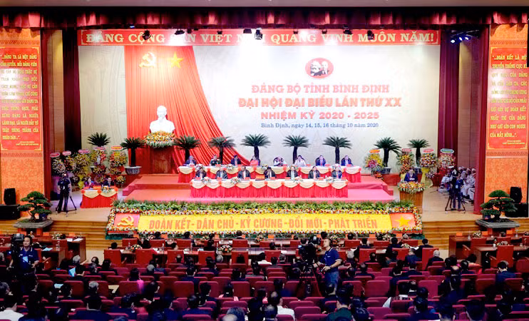 Khai mạc Đại hội Đảng bộ tỉnh Bình Định lần thứ 20 -0