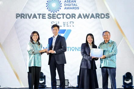 Sản phẩm của doanh nghiệp Việt Nam đoạt giải bạc ở vòng Chung khảo Giải thưởng Số ASEAN diễn ra tháng 1/2025 tại Thái Lan. (Ảnh: Ban tổ chức)