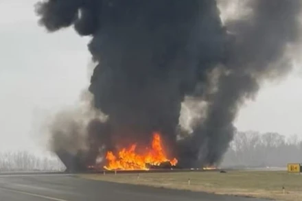 Hiện trường vụ việc. (Ảnh: wbtv)