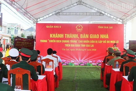 Quang cảnh buổi lễ.