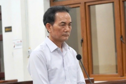 Cựu Phó Chủ tịch Ủy ban nhân dân tỉnh Đồng Nai Võ Văn Chánh tại phiên tòa ngày 17/7.