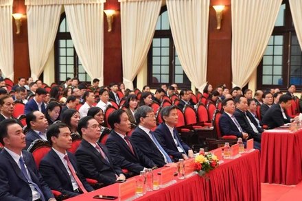 Hội nghị tổng kết công tác trường chính trị; nghiên cứu, biên soạn lịch sử Đảng năm 2025 và tổng kết phong trào thi đua xây dựng trường chính trị chuẩn giai đoạn 2022-2025. (Ảnh: NGUYỄN THẾ ĐẠI)