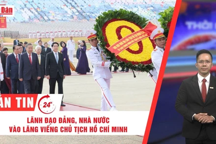 [Video] Thời sự 24h ngày 1/9/2025: Lãnh đạo Đảng, Nhà nước vào Lăng viếng Chủ tịch Hồ Chí Minh