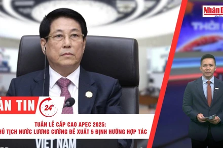 [Video] Thời sự 24h ngày 1/11/2025: Tuần lễ Cấp cao APEC 2025: Chủ tịch nước Lương Cường đề xuất 5 định hướng hợp tác