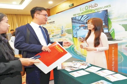 Giới thiệu doanh nghiệp Sàn giao dịch thương mại điện tử B2B “xanh” đầu tiên tại Việt Nam - EcoHub. (Ảnh SGGP)