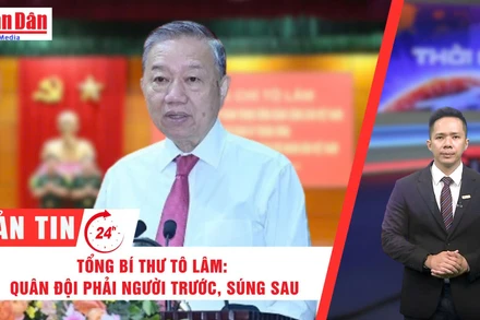 [Video] Thời sự 24h ngày 23/7/2025: Tổng Bí thư Tô Lâm: Quân đội phải người trước, súng sau
