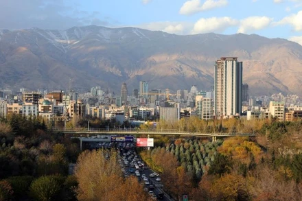 Ảnh minh họa: Một góc thủ đô Tehran của Iran. (Ảnh: Tân Hoa Xã)