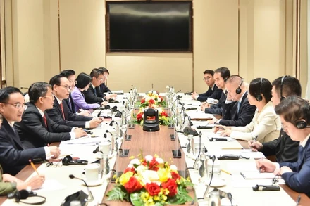 Quang cảnh cuộc hội đàm. (Ảnh: Bộ Ngoại giao