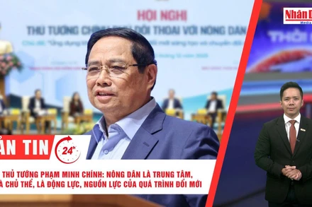 [Video] Thời sự 24h ngày 10/12/2025: Thủ tướng Phạm Minh Chính: Nông dân là trung tâm, là chủ thể, là động lực, nguồn lực của quá trình đổi mới