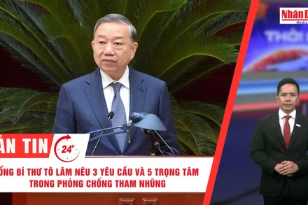 [Video] Thời sự 24h ngày 11/12/2025: Tổng Bí thư Tô Lâm nêu 3 yêu cầu và 5 trọng tâm trong phòng chống tham nhũng