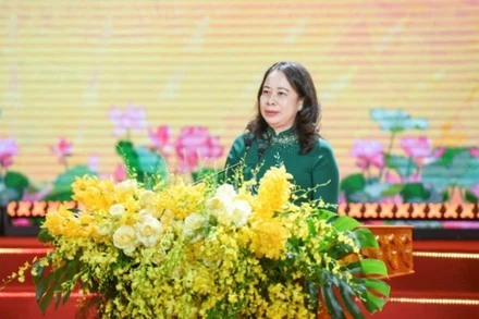 Phó Chủ tịch nước Võ Thị Ánh Xuân phát biểu tại Đại hội.