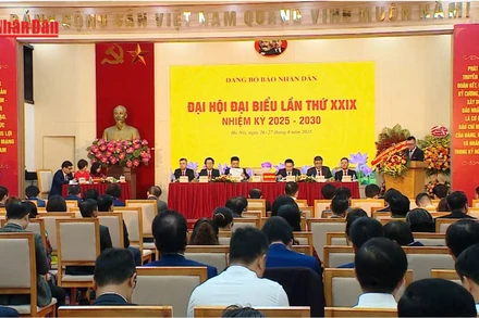 [Video] Đại hội đại biểu Đảng bộ Báo Nhân Dân lần thứ XXIX, nhiệm kỳ 2025-2030