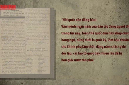 [Video] Ngày 28/8/1945: Tuyên cáo thành lập Chính phủ Lâm thời Việt Nam Dân chủ Cộng hòa