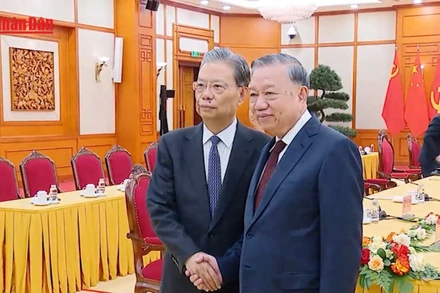 [Video] Tổng Bí thư Tô Lâm tiếp Ủy viên trưởng Nhân đại toàn quốc Trung Quốc Triệu Lạc Tế