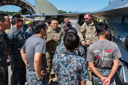 Binh sĩ Nhật và Mỹ tham gia tập trận Resolute Force Pacific. (Nguồn: Misawa Air Base)