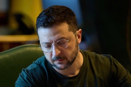 Tổng thống Ukraine Volodymyr Zelensky. (Ảnh: Tài khoản X của ông Volodymyr Zelensky)