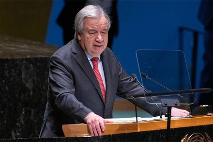 Tổng Thư ký Liên hợp quốc Antonio Guterres. (Ảnh: Tân Hoa Xã)