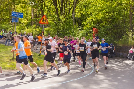 Đường chạy trong công viên.