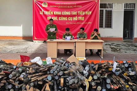 Quang cảnh buổi lễ.