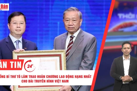 [Video] Thời sự 24h ngày 7/9/2025: Tổng Bí thư Tô Lâm trao Huân chương Lao động hạng Nhất cho Đài Truyền hình Việt Nam