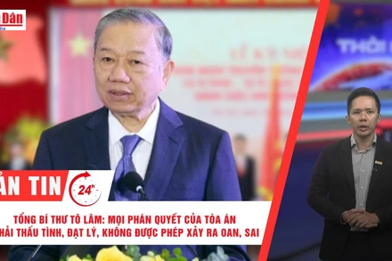 [Video] Thời sự 24h ngày 13/9/2025: Tổng Bí thư Tô Lâm: Mọi phán quyết của tòa án phải thấu tình, đạt lý, không được phép xảy ra oan, sai