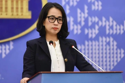 Người phát ngôn Bộ Ngoại giao Việt Nam Phạm Thu Hằng. (Ảnh: Bộ Ngoại giao Việt Nam)
