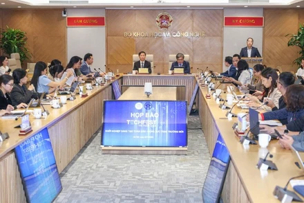 Họp báo về Ngày hội Khởi nghiệp Đổi mới sáng tạo - TECHFEST Việt Nam 2025, chiều 3/12.