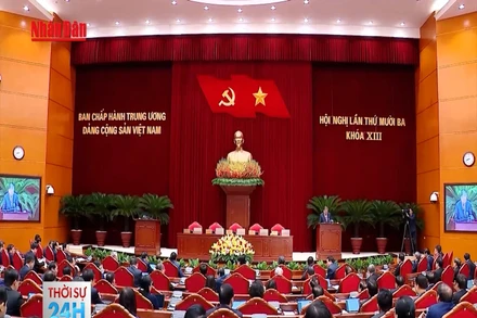 [Video] Bế mạc Hội nghị lần thứ 13 Ban Chấp hành Trung ương Đảng khóa XIII: Thống nhất giới thiệu nhân sự Trung ương khóa XIV