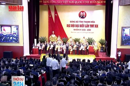 [Video] Bế mạc Đại hội đại biểu Đảng bộ tỉnh Thanh Hóa lần thứ XX: Đưa Thanh Hóa trở thành cực tăng trưởng mới của khu vực Bắc Trung Bộ
