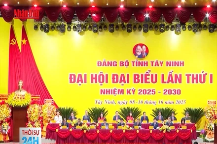 [Video] Bế mạc Đại hội đại biểu Đảng bộ tỉnh Tây Ninh lần thứ I: Đồng chí Nguyễn Văn Quyết tiếp tục giữ chức Bí thư Tỉnh ủy 