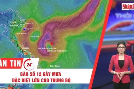 [Video] Thời sự 24h ngày 22/10/2025: Bão số 12 gây mưa đặc biệt lớn cho Trung Bộ