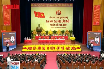 [Video] Đại hội đại biểu Đảng bộ tỉnh Quảng Trị lần thứ I: Đồng chí Lê Ngọc Quang tiếp tục giữ chức Bí thư Tỉnh ủy 