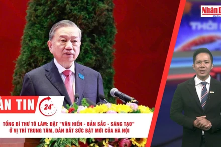 [Video] Thời sự 24h ngày 16/10/2025: Tổng Bí thư Tô Lâm: Đặt "Văn hiến - Bản sắc - Sáng tạo" ở vị trí trung tâm, dẫn dắt sức bật mới của Hà Nội