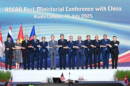 Hội nghị Bộ trưởng Ngoại giao ASEAN-Trung Quốc. (Ảnh: Bộ Ngoại giao)