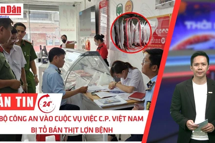 [Video] Thời sự 24h ngày 8/6/2025: Bộ Công an vào cuộc vụ việc C.P. Việt Nam bị tố bán thịt lợn bệnh 